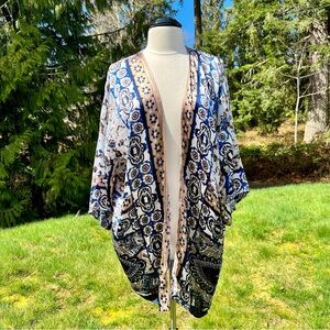 Chico’s Travelers Kimono Topper Cardigan Large XL